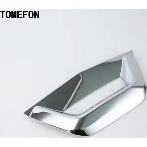TOMEFON ABS Chrome Rear Tail Brake Bottom Light Lamp Frame Stiker Trim Car Exterior Accessories For Acura CDX 2016 2017 2018
