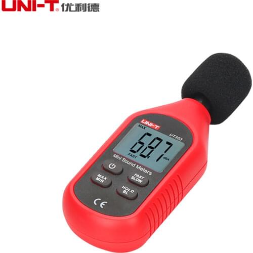 UNI-T UT353 Noise Measuring Instrument db Meter 0~130dB Mini Audio Sound Level Meter Digital Decibel Monitor