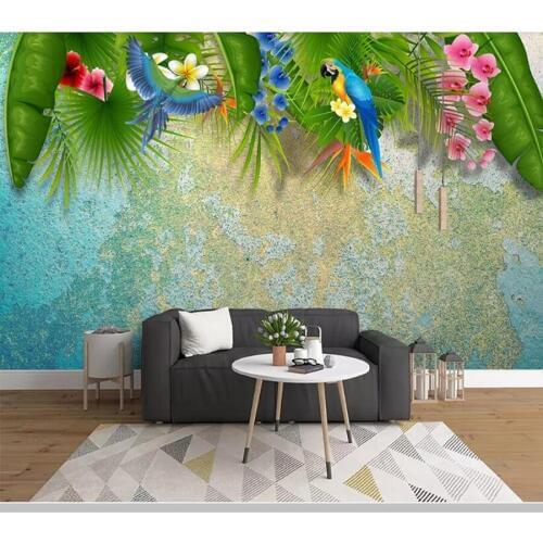 Spring flower bird 3d wallpaper papel de parede,living room tv sofa wall bedroom wall papers home decor restaurant bar mural