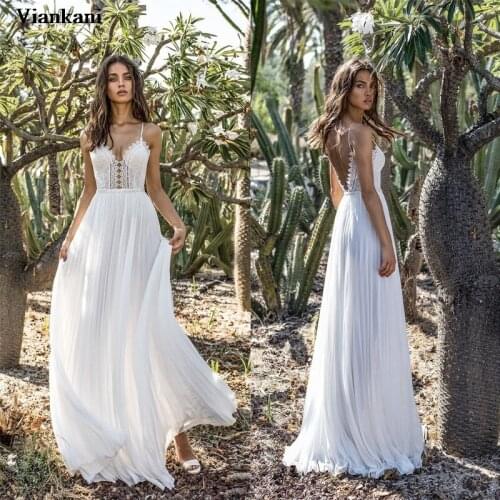 Summer Sexy Hollow Lace Long Maxi Dress Women 2021 New Chiffon V Neck Backless Camisole Party Beach White Dress Elegant Vestidos
