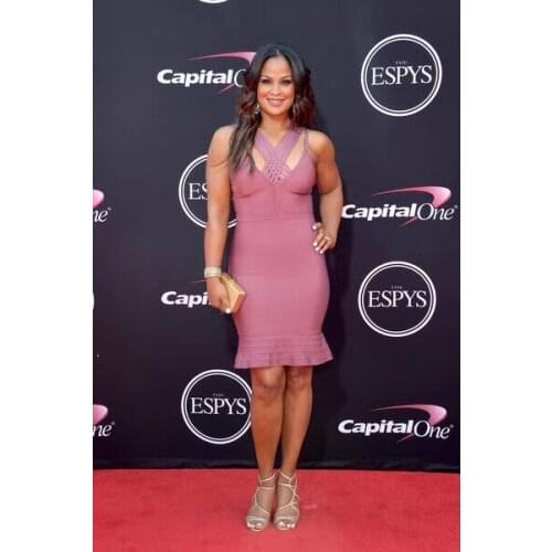 High Quality Celebrity Women Dress Multi Straps Ruffles Bottom Bandage Dress Lady Party Dress Vestidos