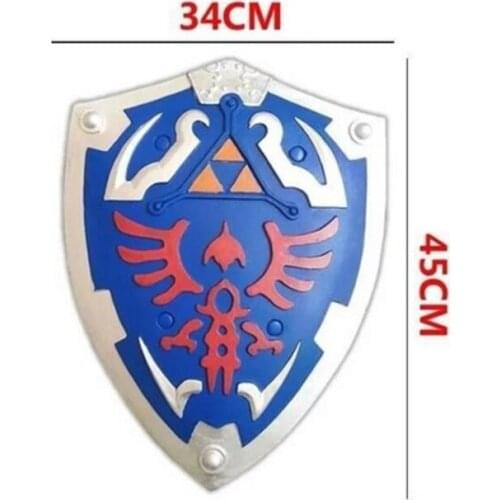 1: 1 Game Cosplay Link Safety Shield PU Material Gun Kids Role Play Halloween Gift Link Gift 34 * 45cm