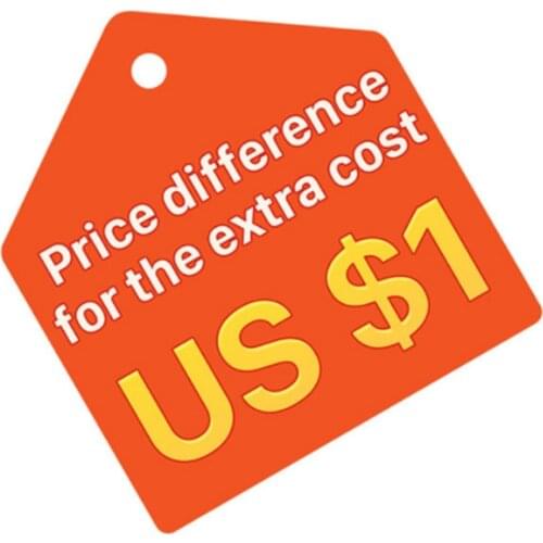 1USD for extra shipping cost