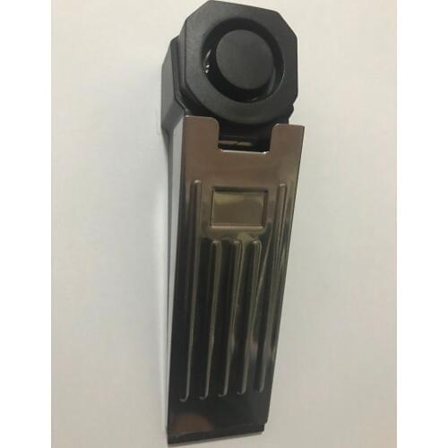 120dB Battery Powered Vibration resistance Alarm Door Stop Alarm for home Wedge Shaped Stopper Alert Security Blocking System