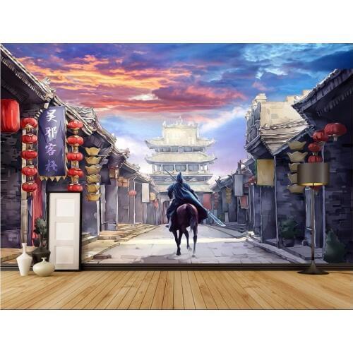 3d wallpaper custom photo Ancient City Retro Game Background Wall room decoration 3d wall murals wallpaper for walls 3 d