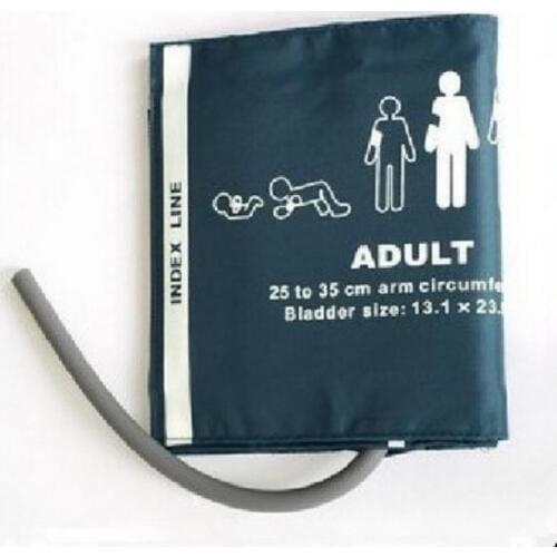 5pcs/lot Free Shipping Normal Adult Reusable Nylon Reusable NIBP Cuff Single Tube,Bladder Inside Monitor ARM Cuff Connector