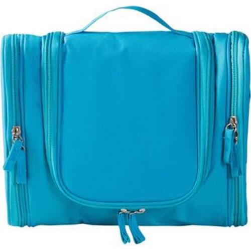 6PCS / LOT Hook Toiletry Bag Travel Portable Storage Bag Women Waterproof Large Capacity Hanging Cosmetic Bag