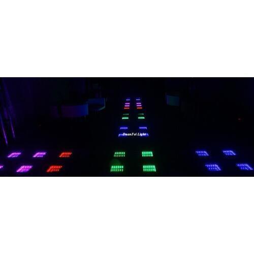 8pieces High brightnes led dance floor 50x50cm 3d mirror dance floor wedding led floor dancing floor