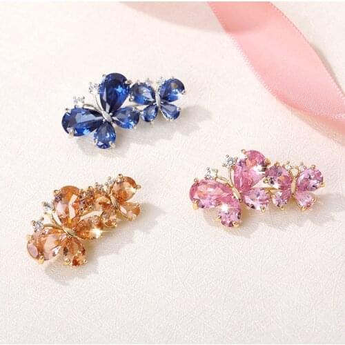 ACEBFEET Butterfly Brooches For Clothes