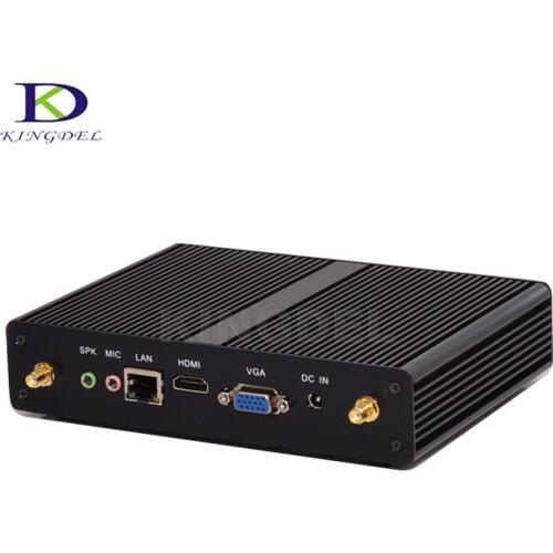 Cheap Fanless Mini PC Broadwell Intel Celeron 3205U 3215u Processor Windows 10 HTPC Barebone Nettop Computer Small Size HDMI