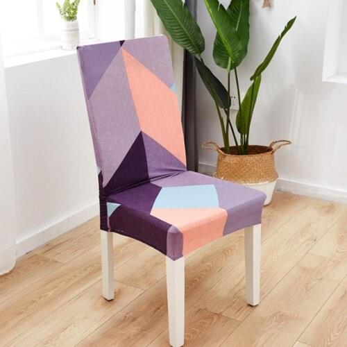 Dining Chair Cover Seat Protector Super Fit Slipcover Stretch Removable Washable Soft Spandex Fabric for Home Hotel Dining Room