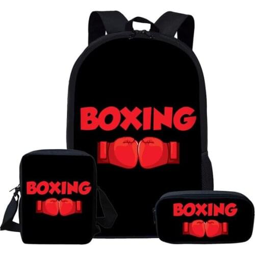 Kid Bag for Custom pattern I love judo Printed School Bags Children 3pcs/set Schoolbag Bagpack Teenager Primary Satchel