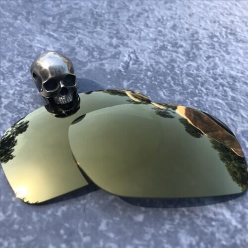 Firtox True Polarized Enhanced Replacement Lenses for-Oakley Blender OO4059 Sunglass (Lens Only)-Bronze Golden Mirror