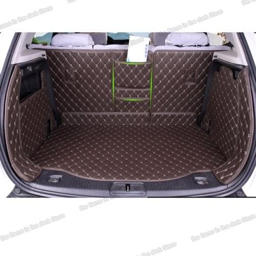 Leather Car Trunk Mat Cargo Liner for chevrolet trax tracker holden 2012 2013 2014 2015 2016 2017 2018 accessories rear boot