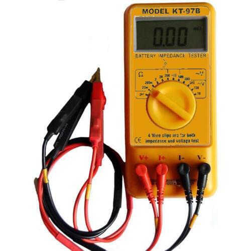 KT-97B Battery Impedance Measuring Instrument Test Battery Impedance Lead-acid Li-ion Ni-HM Used