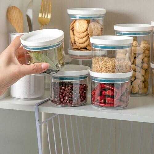 Kitchen Food Storage Container Plastic Transparent Moisture-Proof Whole Grain Storage Box Keep Food Fresh Dry and Organized