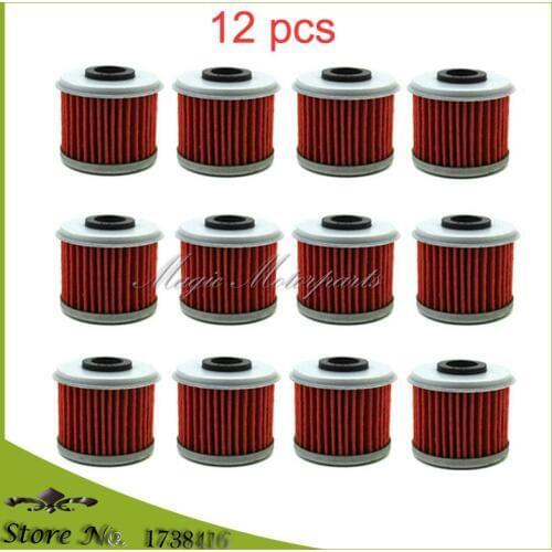 12x Oil Filter For Honda TRX450R TRX450ER CRF450X CRF450R CRF250X CRF250R CRF150R CRF150F CRF 150F 150R 150RB 250R 250X 450R