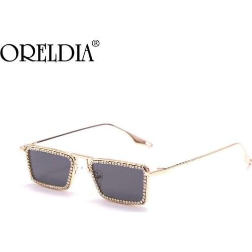 Fashion Rectangle Sunglasses 2021 Women Men Sun Glasses Metal Frames Spectacles Luxury Brand Designer Shades Eyewear UV400