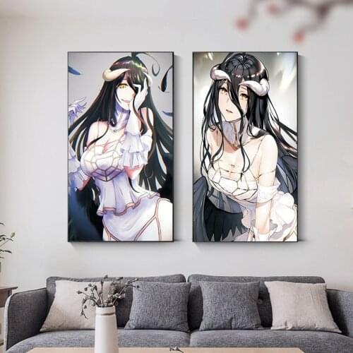 Cartoon overlard little devil decoration painting core bedroom hanging cartoon oil painting Poster