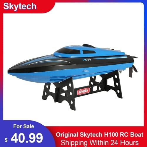 Original Skytech H100 RC Boat 2.4G Remote Controlled 180° Flip 20KM/H High Speed Electric RC Boat