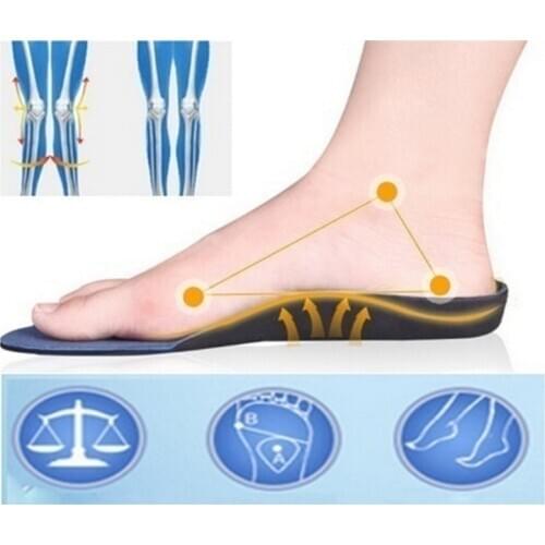 High Quality Flat Foot Orthopedic Insoles For Shoes Soles Inserts Arch Support Corrector Men Women Shoe Pad Eva Sports Insoles