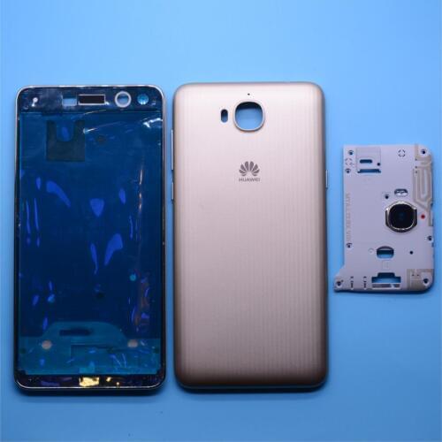 Front lcd screen middle bezel Battery Door Back Cover Housing Case for Huawei Y5 Pro