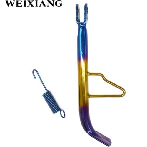 Motorcycle Kickstand Iron Sidestay Side Stand Parking Racks Fit for Y15 V1V2 RS150 LC135 SRL115FI Exciter 150 Universal Size