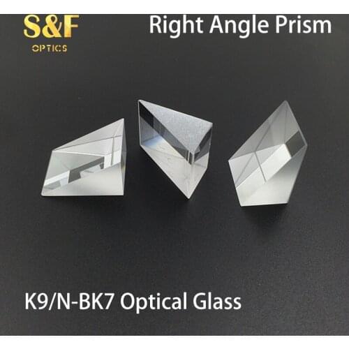 Superfine 50x50x50mm K9 Optical Glass Right Angle Prism
