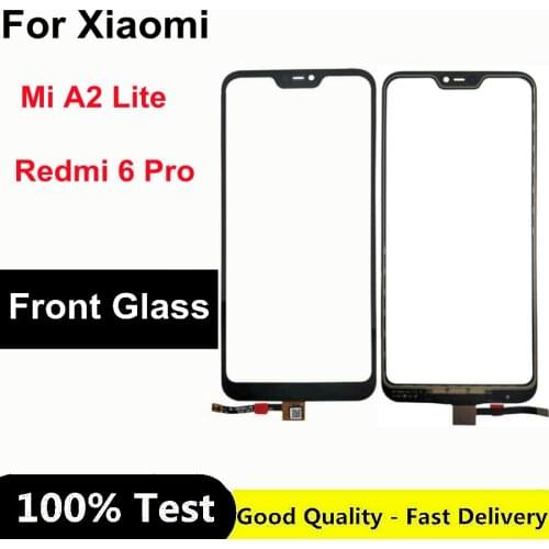 5.84" For Xiaomi Redmi 6 Pro / Mi 2A Lite Touchscreen Glass Panel Digitizer Sensor Touchpad Front Glass