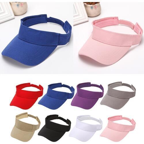 Sun Visor Hat Women Men Golf Tennis Outdoor UV Protection Beach Sports Cap