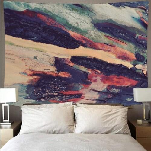 Wood texture pattern Vintage art tapestry wall hanging beach towel Personality minimalist Home living room decoration