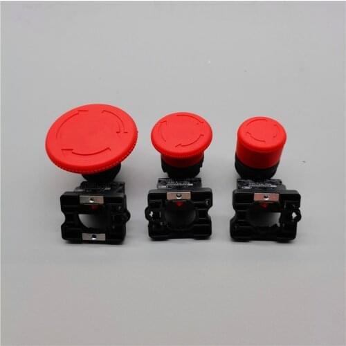 22mm XB2-ES542 XB2-ES442 XB2-ES642 Red Mushroom Emergency Stop Switch NC Push Button Switch 10A/415V