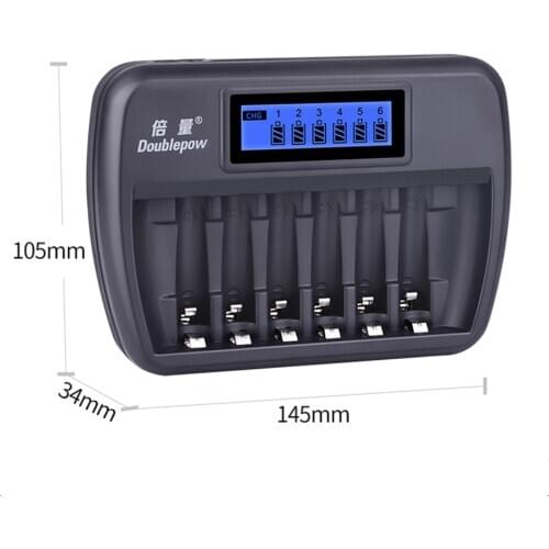 1pcs/lot Original smart LCD fast charger LCD display suitable for AA AAA battery charging Smart fast charger