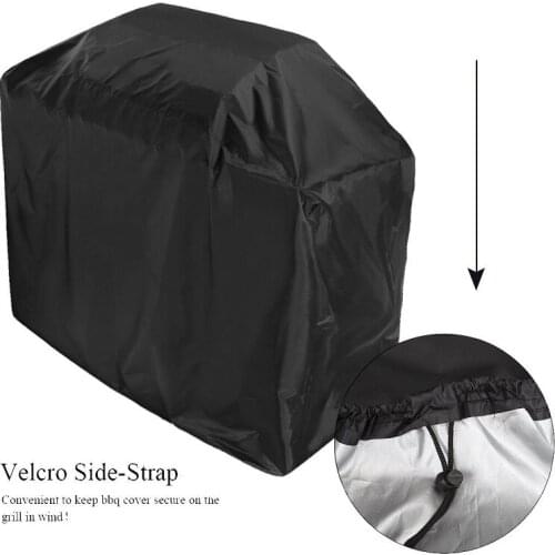 10pcs Gas Grill Cover Waterproof BBQ Grill Barbeque Cover Outdoor Rain Grill Anti Dust Protector Barbecue Bag WB1748