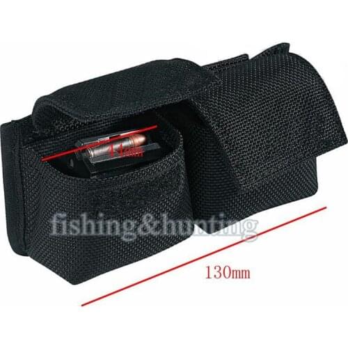 100% Nylon Pistol Magazine Pouches Tactical Double Cartridge Clip Pouch Bag