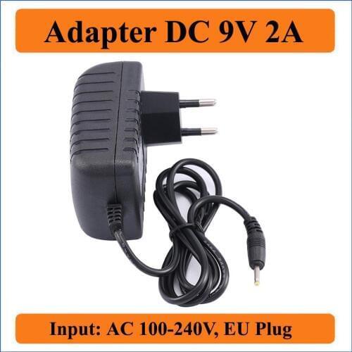 9V 2A EU Plug AC DC Adapter AC 100-240V Chargers Converters Adapter to DC 9V 2000mA Power Supply 5.5mm x 2.1-2.5mm