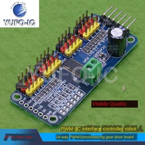 Free Ship 1PCS 16-Channel PWM/Servo/Servo Drive Controller Robot IIC