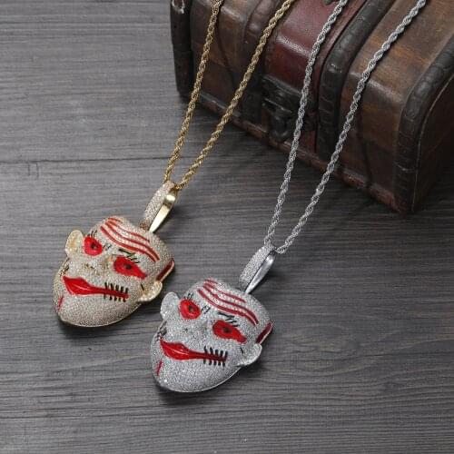 Bling Bling Brass Pendants Mirco Pave Prong Setting AAA CZ Men Hip Hop Jewelry CN394