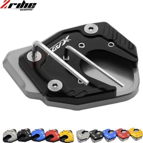 CNC Side stand Extension kick stand enlarge Plate For Honda X-ADV XADV 2017 2018 Motorcycle Accessoreis 8 Colors Available