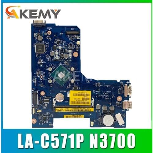 FOR 15 5000 5552 CN-0F77J1 0F77J1 LA-C571P ALL14 DDR3L SR29E N3700 CPU laptop Motherboard 100% Tested OK