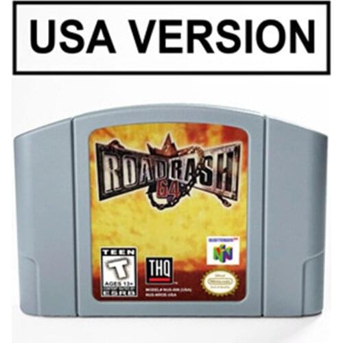 Road Rash 64 For 64 Bit Game Cartridge USA Version NTSC Format
