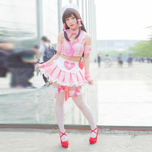 TouHou Project Cosplay Kirisame Marisa/Hakurei Reimu cosplay costume nurse set comict custom made/sizing tupe top skirt