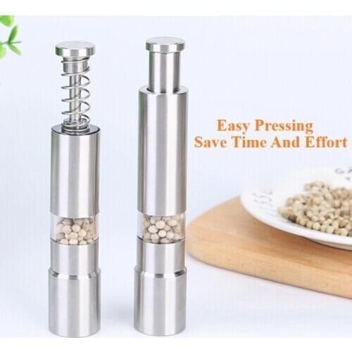 Stainless Steel Grinder Manual Extrusion Type Household Food Grinder Pull Wire Metal Indenter All Steel Grinding Core