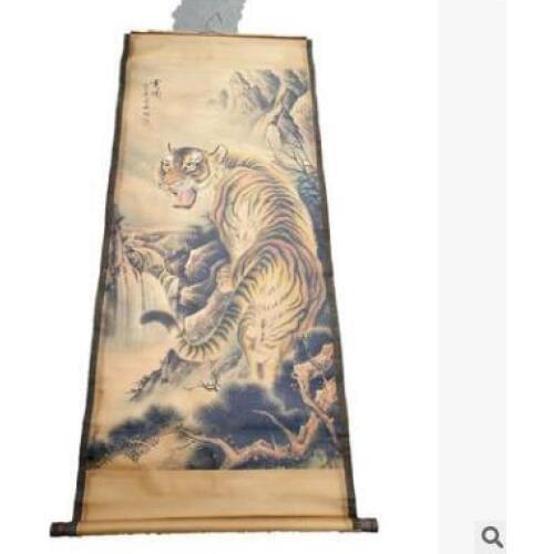 Antique antique painting Chudo paintings framed painting the living room office Zhang portrait of decorative painting