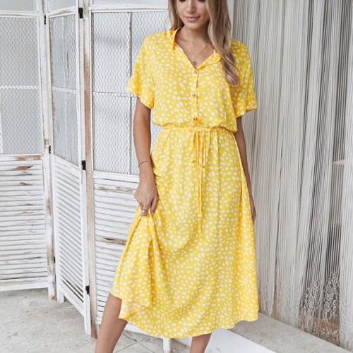 Knoyeer Summer Short Sleeve Dresses