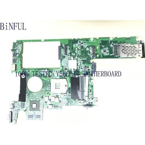 BiNFUL , stock.DAKL3AMB8G1 REV : G MOTHEBOARD FOR LENOVO Y560 NOTEBOOK MAINBOARD ,FIT I3 I5 I7 PROCESSOR (not fit y560p,tested)