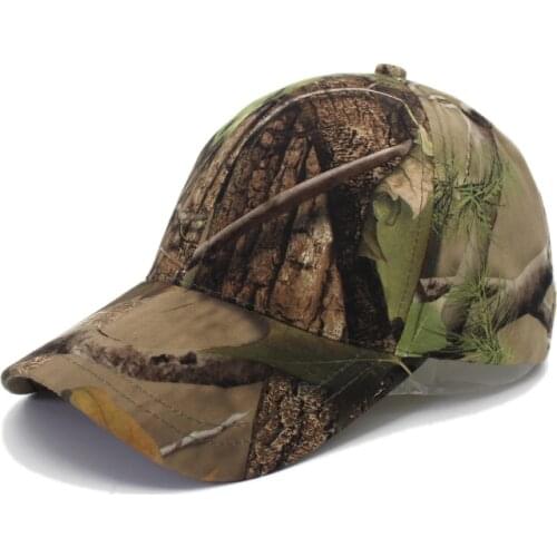 Men Women Baseball Cap Tactical Cap Orange Camouflage Hat