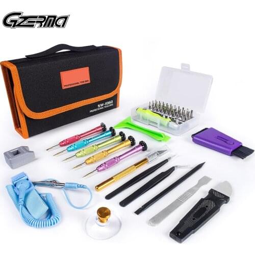 GZERMA Multi Precision Screwdriver Set Phone Disassembly Hand Tools Kit Smartphone Repair Tools Set for iPhone Laptop PC Watch