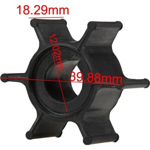 New Water Pump Impeller 18-3066 for Yamaha 6HP 8HP 2-Stroke Outboard Boat Motor