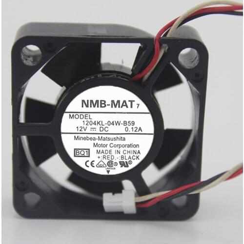 Original 1204KL-04W-B59 3010 12V 0.12A 3CM inverter fan
